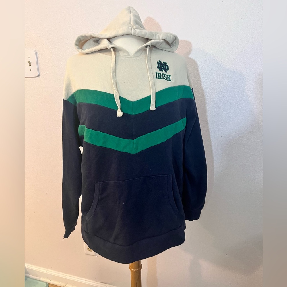 Colosseum Notre Dame fighting Irish fleece Chevron hoodie